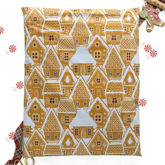 Christmas Gingerbread House Poly Mailers 10x13 Pack of 25 - Picture 4 of 6